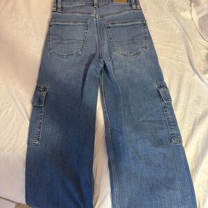American Eagle Outfitters Blue Straight Leg Jeans